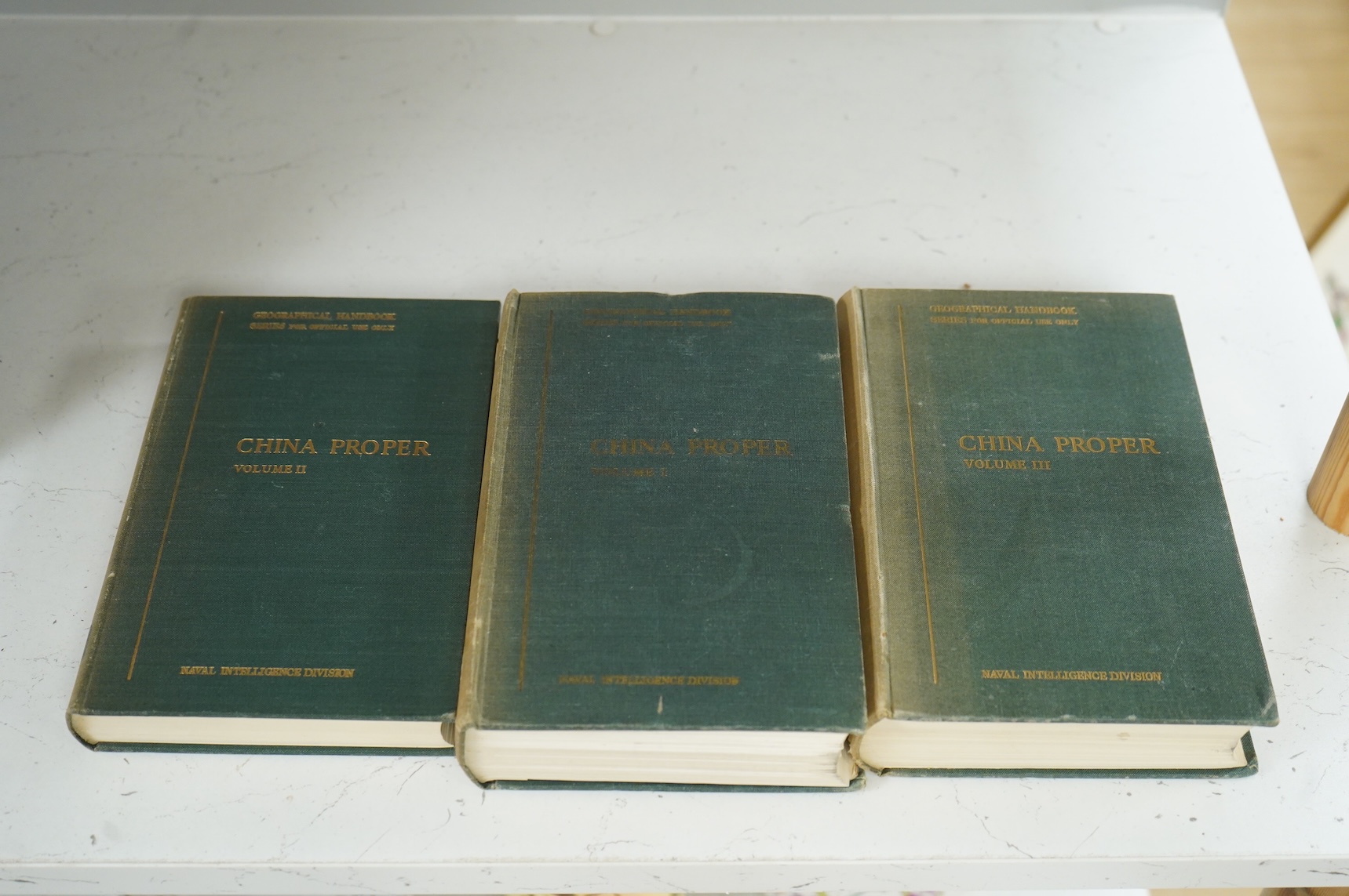Naval Intelligence Division, Geographical Handbook Series, China Proper. (1 pocket map), 3 vols., 1944-45